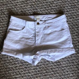White Summer shorts